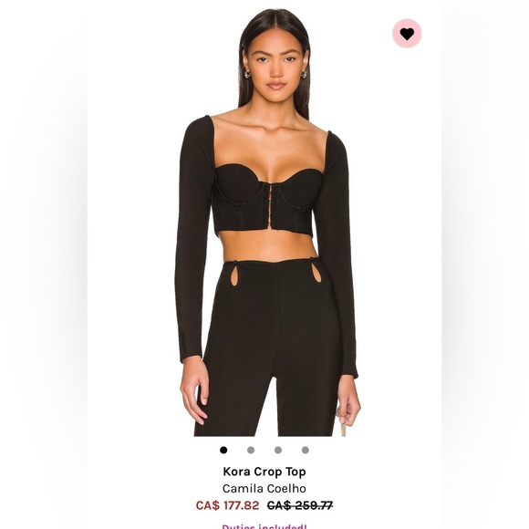 Revolve Camila Coelho Corset Top M - Picture 1 of 4